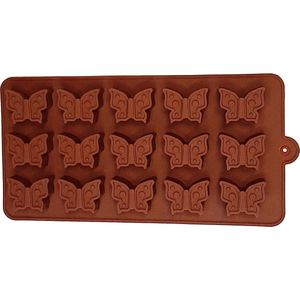 EIZOOK CHOCOLADE PRALINE VLINDERS 15 21.5X10 CM