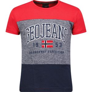 Geographical Norway - T-shirt Heren - Jerudico - Rood