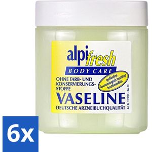 6 x Alpi-Fresh - Body Care - Vaseline - Bescherming & Hydratatie - 125 ml - Vaseline - Huidverzorging - Bescherming - Hydratatie - Droge Huid