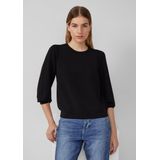 Sweatshirt - Regular Fit - Scuba - Puffärmeln - Rondhals