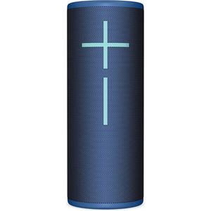 Draagbare, waterdichte Bluetooth speaker met 360 graden geluid en krachtige bas - 15 uur batterijduur - Blauw