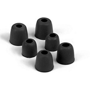 Vervanging Foam Oordopjes voor In-Ear Oortelefoon - Zwart