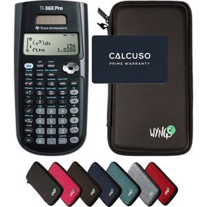 CALCUSO Basispakket zwart met Rekenmachine TI-36X Pro MultiView