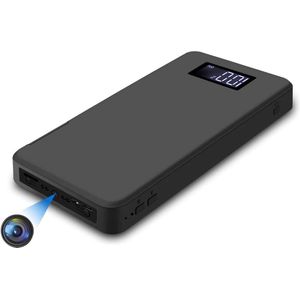 1080p Bewakingscamera - Draagbaar - Nachtzicht - 1 stuk - Zwart - 10.000mAh