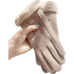 Handschoenen Herfst en Winter Heren Warm Touchscreen Anti-slip Fietsen Outdoor Ski Fietsen Winddicht Plus Fleece Suède kopen vanaf een prijs van 5.6