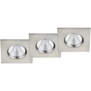 TRIO ZAGROS - Inbouwverlichting - Nikkel mat - SMD LED - Binnenverlichting