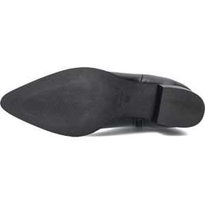 Notre-V 3254 Enkellaarsjes - Enkelboots met rits - Dames - Zwart - Maat 36