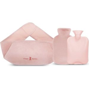 Warmwaterkruik 1,2L met Fleece Hoes - 3-in-1 Oplossing voor pijnverlichting