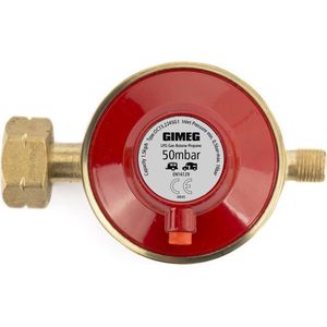Gimeg gasdrukregelaar afblaasbeveiliging 50 mbar Kombi X 1/4 inch links