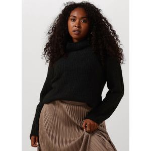 My Essential Wardrobe Meenamw Knit Rollneck Truien & vesten Dames - Sweater - Hoodie - Vest- Zwart - Maat L