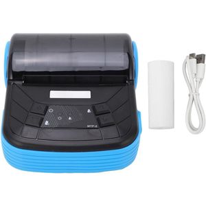 Thermal Bluetooth Printer Multifunction Portable Mini Shipping Label Printer 80mm Wireless Thermistor for Office Home Shipping Packages Receipt Ticket Invoice