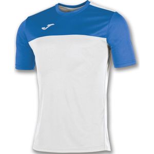 Joma Winner Shirt Korte Mouw Kinderen - Wit / Royal | Maat: 152