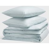 Dekbedovertrek - Grijs - Katoen - 200x220 cm