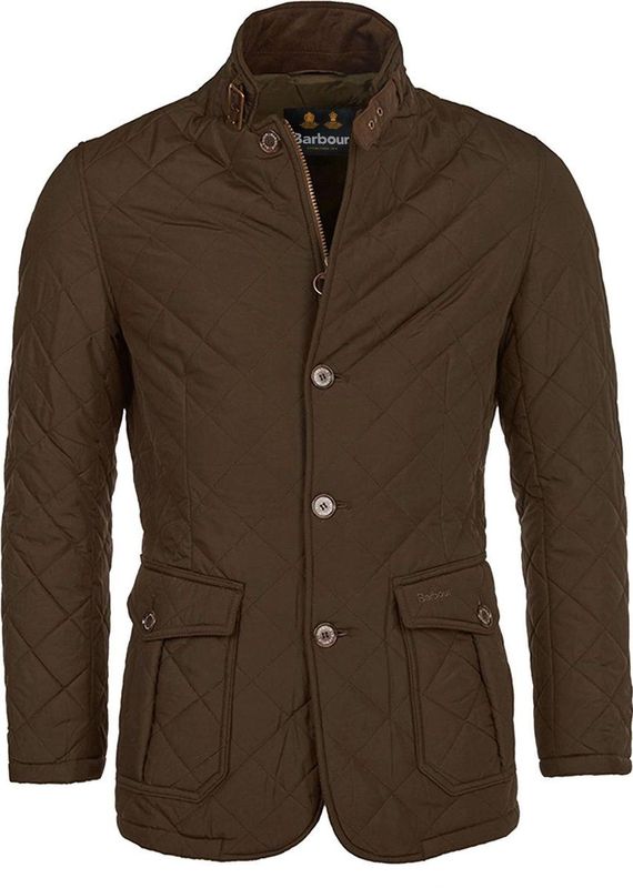 Barbour - Quilted Lutz - Tussenjas - Bruin