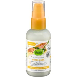 Alverde Naturkosmetik Nutri-Care Haarserum - 75 ml | Serum voor beschadigd haar - Bio-Arganolie - Vegan Haarserum - Siliconenvrij