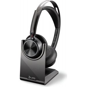 Poly Voyager Focus 2 UC Headset Bedraad en draadloos Hoofdband Kantoor/callcenter USB Type-C Bluetooth Zwart
