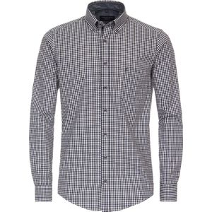 CASA MODA - Sport Casual Fit Overhemd - Rood Geruit - Strijkvriendelijk