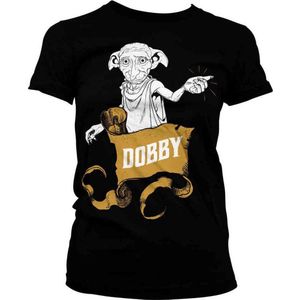 Harry Potter Dames Tshirt -2XL- Dobby Zwart