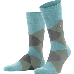 Burlington - Clyde M - Fantasiesokken - Niebieski Silent Water 6014 - Katoenen Mix - 40-46