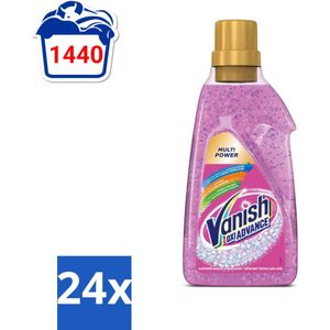 Vanish Oxi Advance - Vlekkenverwijderaar Gel - Zonder Bleek - Gekleurde Was - 750 ml - Voordeelverpakking - 24 stuks