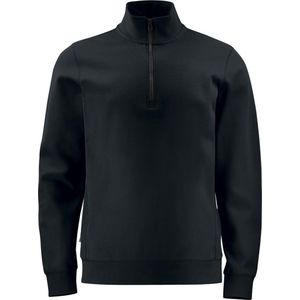 Projob Sweater met halve ritssluiting 642128 Zwart - Maat XL