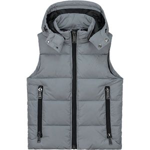 Malelions Travis Bodywarmer Jassen Jongens - Zomerjas - Grijs - Maat 164