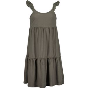 Blue Seven - Jurk - Army green - Maat 164