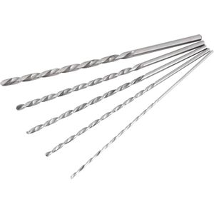 Boren 2-5 mm extra lang snelstaal spiraalboor voor boorklussen - aluminium hout kunststof - metaalbewerking .