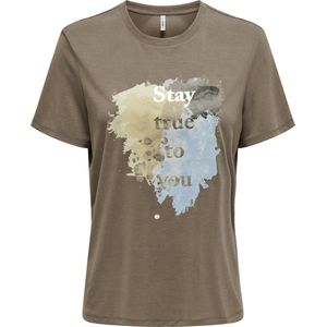 ONLY - ONLFREE LIFE REG LEAF TOP BOX JRS - Dames - Blouses