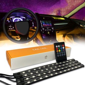 Happyment - Auto LED Strip Deluxe - RGB LED Strip - Auto Accessoires - Met Afstandsbediening - USB