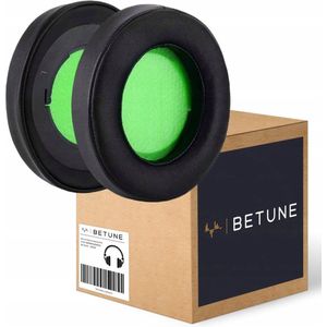 BETUNE Oorkussens voor Razer Kraken Pro V2 7.1 - Zwart/Groen