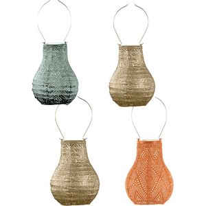 Lumiz Tuinverlichting op zonne energie - Solar tuinverlichting - Tuinverlichting - Lumiz solar lampion - Bulb Set - 4 stuks