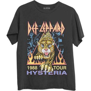 Def Leppard - Hysteria '88 Heren T-shirt - XL - Zwart