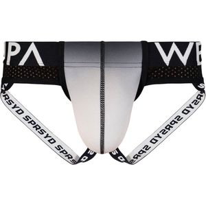 SUPAWEAR SPR Max Gradient Jockstrap Black/White - MAAT S - Heren Ondergoed - Jockstrap voor Man - Mannen Jock