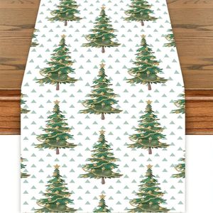 Kersttafelloper - Winter Kerst print - 33cm x 180cm - Wegwerp tafelkleden