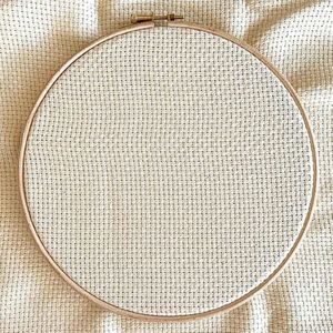 50 x 70 cm Grove Monks Cloth stof voor dikke punch naalden van 5mm dikte | 7,5 count punch naald katoen stof met 2,8 gaten per cm | Gemaakt in Europa