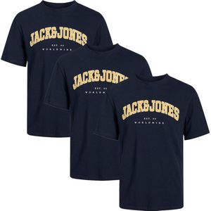 Jack & Jones Heren t-shirt 3 pack Caleb Varsity