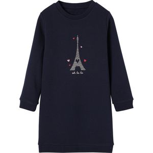 Basics - Fleece - Meisjesjurk - Marineblauw