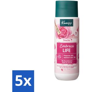 5 x Kneipp - Douchegel - Embrace Life - 200 ml - Huidvriendelijk - Natuurlijke Ingrediënten - Kneipp