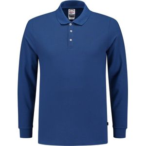 Tricorp 201017 Poloshirt Fitted 210 Gram Lange Mouw - Koningsblauw - XXS