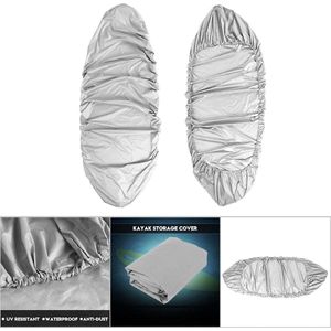 Waterdichte Kajak Cover 45 m - Stofbescherming UV-bescherming - Grijs .