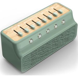 White Noise Machine, 8 Natuur Geluiden Mixer Opties Bluetooth Speaker, Drie Snelheden Timing, Voor Slapen Thuiskantoor Reizen Ontspanning, Groen