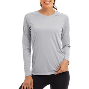 Casual dames tops met lange mouwen | Lichte outdoor wandel-T-shirts | UV-bescherming