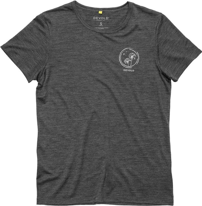 Devold Of Norway - Active Spring - T-shirt - Grijs - Korte Mouwen
