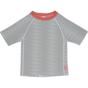 Lässig Splash & Fun Short Sleeve Rashguard - Striped coral 12 months