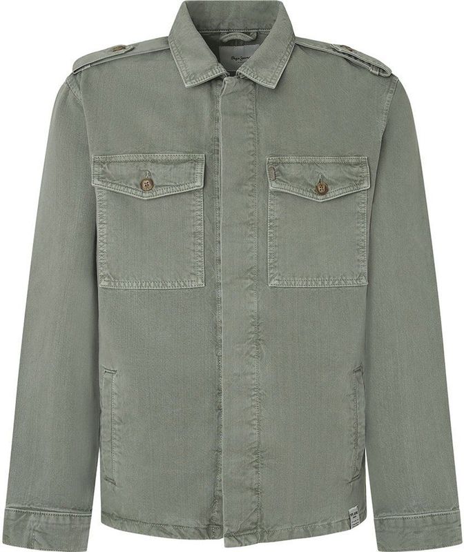 Pepe Jeans - PM403000 - Veldjas - Groen - Katoen - Duurzaam