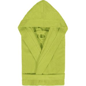 Badjas met Capuchon Uni Cool Velours Groen col 2612 maat M