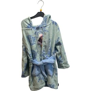 Disney Frozen Coral Fleece Badjas Blauw Maat 110