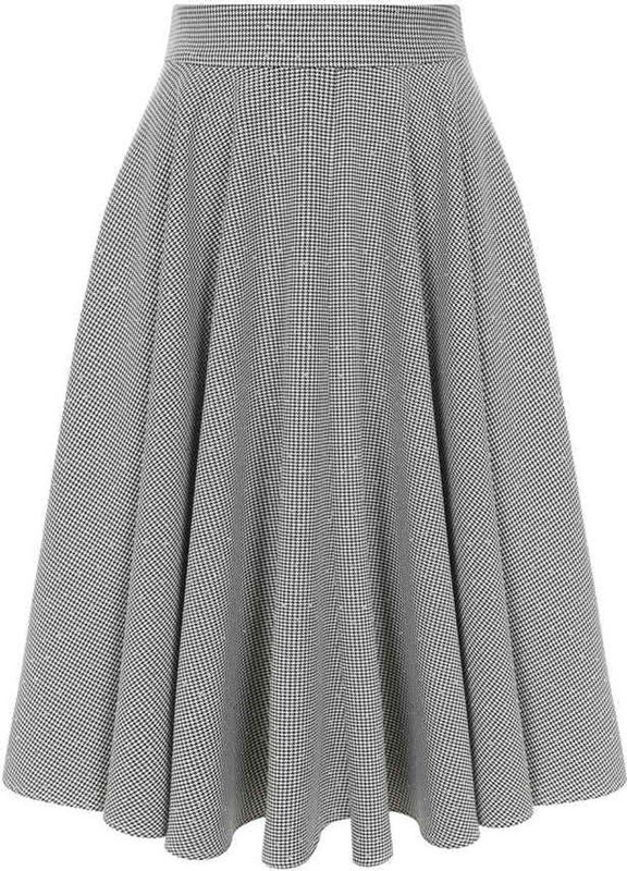 Swing rok - Banned Retro - Zwart/Wit