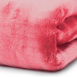 plaid, kasjmier-feeling, rood, 130 x 170 cm